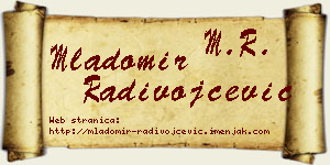 Mladomir Radivojčević vizit kartica